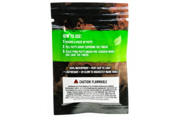 Image of Pyro Putty Eco Blend Refillable Firestarter Bag, Green, 4oz, PP4OZE
