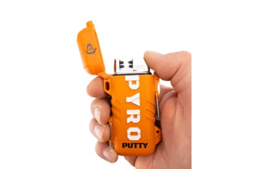 Image of Pyro Putty Elite Dual Arch Rechargeable Lighter, Blaze Orange, PPARC2