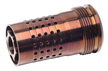 Image of Q Cherry Bomb Muzzle Brake/Suppressor Adapter, .30 Caliber, 5/8-24,TPI Copper, CB-5/8-24