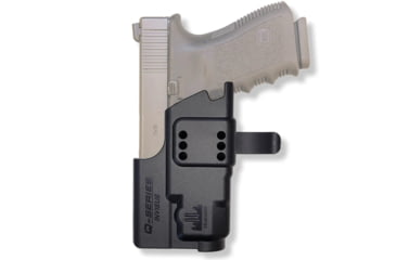 Image of Q-Series INVISUS TLR7X Light Compatible Inside the Waist Band Holster, Glock, Ambidextrious, Matte, Black, INVISUS01