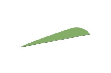 Image of Q2i Duravane-II Vanes, Neon Green 4 in. 100 pk. Q2i12043