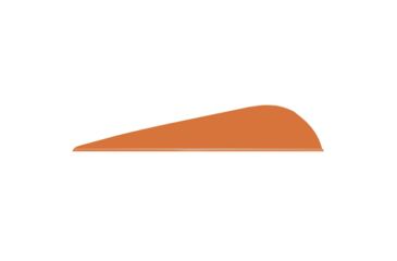 Image of Q2i Duravane-II Vanes, Neon Orange 3 in. 100 pk. Q2i11044
