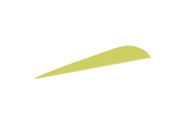 Image of Q2i Duravane-II Vanes, Neon Yellow 4 in. 100 pk. Q2i12046