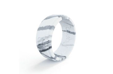 Image of QALO Womens Modern Silicone Ring, Marble, 5 QS9-FSE05