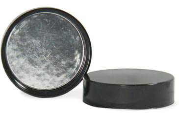 Image of Qorpak Black Phenolic Screw Caps, Pulp/Tinfoil Liner, Qorpak 5121/12, Pack of 12