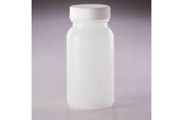 Image of Qorpak Wide Mouth Round Bottles, High-Density Polyethylene, with Caps 7358G/EPA