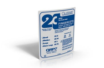 Image of QRP Finger Cot Cleaned Xl PK1440 2CXL Finger Cot Cleaned Xl PK1440, Case of 28800
