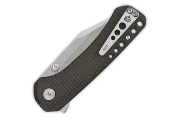 Image of QSP Knife Kestrel Linerlock Brown Mic