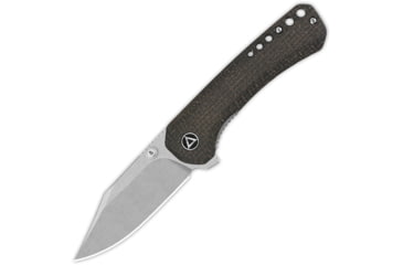 Image of QSP Knife Kestrel Linerlock Brown Mic