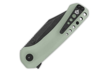 Image of QSP Knife Kestrel Linerlock Jade G10 QS145B2