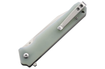 Image of QSP Knife Mamba Linerlock Jade Folding Knife, 3.5in, Stonewash Finish D2 Tool Steel Blade, Jade G10 Handle, QS111-J1