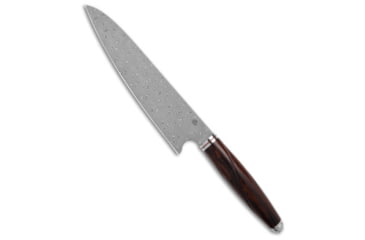 Image of Qsp QSP Mulan Series 8" Gyuto Kitchen Knife Desert Iron Wood Damascus, Brown, Damascus, adult, BHQ-189738