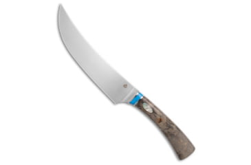 Image of Qsp QSP Noble Series 7.75" Butcher Kitchen Knives Wood, Blue/Gray, Sandvik 14C28N, adult, BHQ-189744