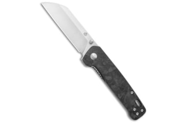 Image of Qsp QSP Penguin Liner Lock Knife Black G-10/Carbon Fiber 3.25" Satin, Black, D2, adult, BHQ-137087