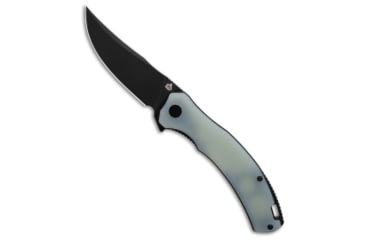 Image of Qsp QSP Walrus Trailing Point Liner Lock Knife Jade G-10 3.4" Black Stonewash D2, Jade, D2, adult, BHQ-192729