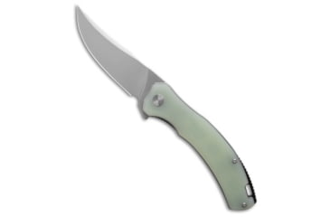 Image of Qsp QSP Walrus Trailing Point Liner Lock Knife Jade G-10 3.4" Stonewash D2, Jade, D2, adult, BHQ-192728