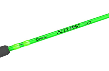 Image of Quantum Accurist Spinning Rod, 1 Piece, Medium-Heavy, HSX5, Eva Grip, Green, 7ft, ATGRC706FA.PB2
