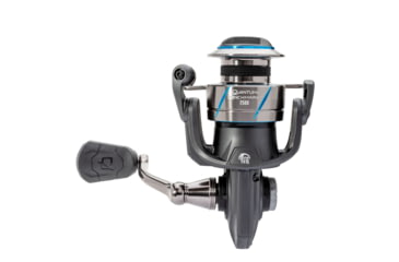 Image of Quantum Benchmark Spinning Reel and Rod Combo, 7ft, 1-PC, Light, Fast Rod, Graphite Composite Blank, SZ 2500 Reel, 5+1 Bearings, 6.2-1 Ratio, Silver/Blue, BK2500701L612.P2
