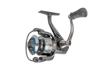 Image of Quantum Benchmark Spinning Reel and Rod Combo, 7ft, 1-PC, Light, Fast Rod, Graphite Composite Blank, SZ 2500 Reel, 5+1 Bearings, 6.2-1 Ratio, Silver/Blue, BK2500701L612.P2