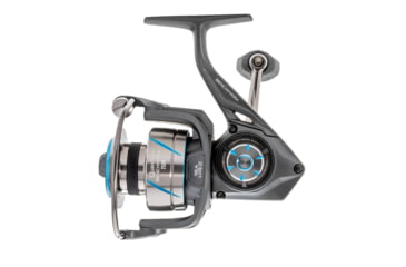 Image of Quantum Benchmark Spinning Reel and Rod Combo, 7ft, 1-PC, Light, Fast Rod, Graphite Composite Blank, SZ 2500 Reel, 5+1 Bearings, 6.2-1 Ratio, Silver/Blue, BK2500701L612.P2