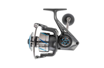 Image of Quantum Benchmark Spinning Reel and Rod Combo, 7ft, 1-PC, Medium, Fast Rod, Graphite Composite Blank, SZ 4000 Reel, 5+1 Bearings, 6.2-1 Ratio, Silver/Blue, BK4000701M1017.P2