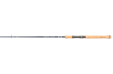 Image of Quantum Myth Spinning Rod, 7ft, 1-PC, Light, Moderate-Fast Rod, HXS30 Graphite Blank, Seaguide Line Guides, Fuji DPS Reel Seat, Cork Handle, Gray/Blue, MTS701L612MF.R2