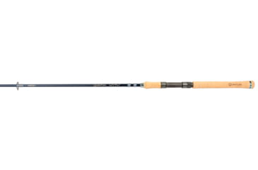Image of Quantum Myth Spinning Rod, 7ft, 1-PC, Medium, Fast Rod, HXS30 Graphite Blank, Seaguide Line Guides, Fuji DPS Reel Seat, Cork Handle, Gray/Blue, MTS701M1017F.R2