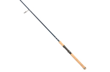 Image of Quantum Myth Spinning Rod, 7ft, 1-PC, Medium, Fast Rod, HXS30 Graphite Blank, Seaguide Line Guides, Fuji DPS Reel Seat, Cork Handle, Gray/Blue, MTS701M1017F.R2
