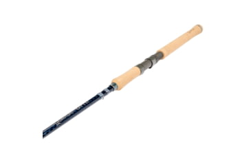 Image of Quantum Myth Spinning Rod, 7ft, 1-PC, Medium-Heavy, Moderate-Fast Rod, HXS30 Graphite Blank, Seaguide Line Guides, Fuji DPS Reel Seat, Cork Handle, Gray/Blue, MTS701MH1220MF.R2