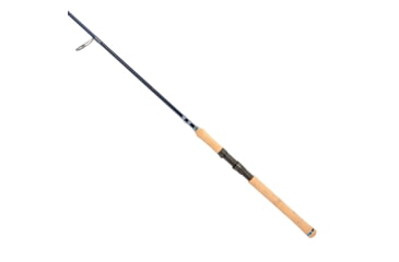 Image of Quantum Myth Spinning Rod, 7ft, 1-PC, Medium-Heavy, Moderate-Fast Rod, HXS30 Graphite Blank, Seaguide Line Guides, Fuji DPS Reel Seat, Cork Handle, Gray/Blue, MTS701MH1220MF.R2