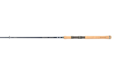 Image of Quantum Myth Spinning Rod, 7ft, 1-PC, Medium-Light, Fast Rod, HXS30 Graphite Blank, Seaguide Line Guides, Fuji DPS Reel Seat, Cork Handle, Gray/Blue, MTS701ML815F.R2