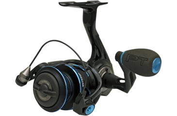 Image of Lew's American Hero Baitcast Reel, 4+1 Bearings, 7.5-1 Ratio, 1-PC Graphite Frame, Speed Gears, Speed Lube, Magnetic Control System, Rulon Drag, RH Retrieve, Gray/Black/Blue, AH1SHG2