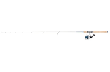Image of Quantum Strive Spinning Reel and Rod Combo, 7ft, 1-PC, Medium-Light, Fast Rod, Graphite Composite Blank, SZ 3000 Reel, 4+1 Bearings, 6.2-1 Ratio, Silver/Blue, SV3000701ML815.P2