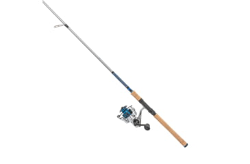 Image of Quantum Strive Spinning Reel and Rod Combo, 7ft, 1-PC, Medium-Light, Fast Rod, Graphite Composite Blank, SZ 3000 Reel, 4+1 Bearings, 6.2-1 Ratio, Silver/Blue, SV3000701ML815.P2