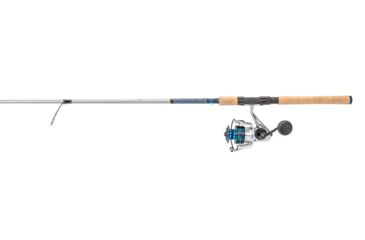 Image of Quantum Strive Spinning Reel and Rod Combo, 7ft, 1-PC, Medium, Fast Rod, Graphite Composite Blank, SZ 4000 Reel, 4+1 Bearings, 6.2-1 Ratio, Silver/Blue, SV4000701M1017.P2