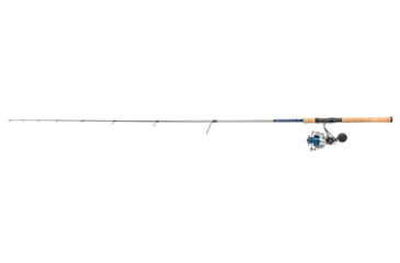 Image of Quantum Strive Spinning Reel and Rod Combo, 7ft, 1-PC, Medium, Fast Rod, Graphite Composite Blank, SZ 4000 Reel, 4+1 Bearings, 6.2-1 Ratio, Silver/Blue, SV4000701M1017.P2