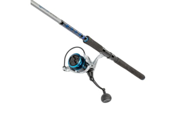 Image of Quantum Strive Spinning Reel and Rod Combo, 7ft, 1-PC, Medium, Fast Rod, Graphite Composite Blank, SZ 5000 Reel, 4+1 Bearings, 5.6-1 Ratio, Silver/Blue, SV5000701M1220.P2