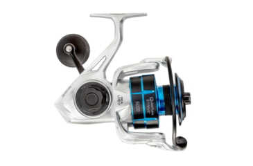 Image of Quantum Strive Spinning Reel and Rod Combo, 7ft, 1-PC, Medium, Fast Rod, Graphite Composite Blank, SZ 5000 Reel, 4+1 Bearings, 5.6-1 Ratio, Silver/Blue, SV5000701M1220.P2