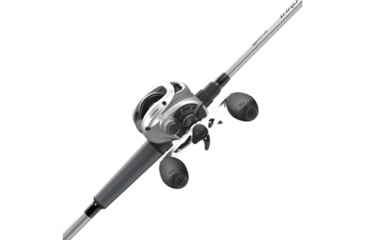 Image of Quantum Throttle Baitcast Rod and Reel Combo, 7ft 0in, Medium-Heavy, Fast, 1, 7.3-1, 7+1, Right Hand, Silver, TH100701MHC.NS2