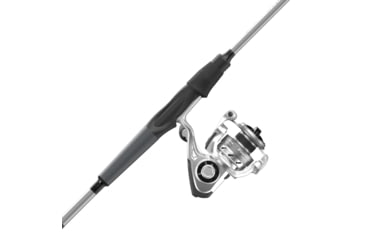 Image of Quantum Throttle Spinning Reel and Rod Combo, 7ft 1-PC IM8 Graphite Rod w/ ComfortGrip Rod Handle, Dura-Lok Anti-Reverse Clutch Reel w/ MaxCast II Spool and Braid Band, TH30701MHC.NS3