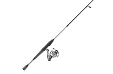 Image of Quantum Throttle Spinning Reel and Rod Combo, 7ft 1-PC IM8 Graphite Rod w/ ComfortGrip Rod Handle, Dura-Lok Anti-Reverse Clutch Reel w/ MaxCast II Spool and Braid Band, TH30701MHC.NS3