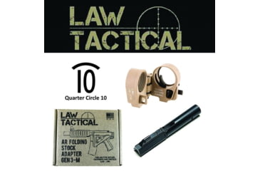 Image of Quarter Circle 10 .45 ACP Law Tactical Bolt PCC Kit, FDE, QC-A-BLT-G-45-LawTac-FDE
