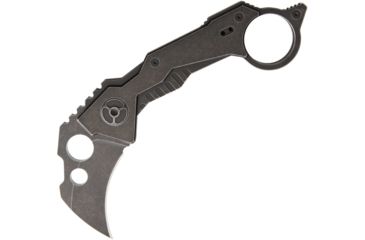 Image of Quartermaster BA Baracas Karambit Tex Tea Folding Knife,2.5in,CPM 154 Steel,Standard Edge,Titanium Handle QTR2ZTT
