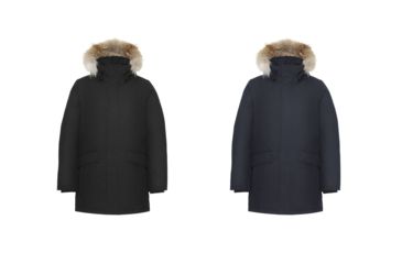 Image of Quartz Co Champlain Down Parka - Men's, Black, Navy