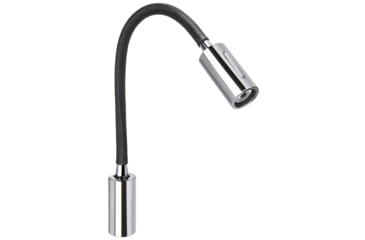 Image of Quick Audrey Wall Light w/USB Daylight, Black Leather, Chrome, FASP4881TVCFA00