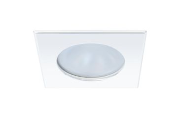 Image of Quick Blake XP Downlight 6W LED Round Light w/ Square White Bezel, Screw Mounted, IP66, Daylight, FAMP3022B11CA00