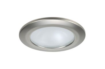 Image of Quick Kor XP Downlight LED - 6W, IP66, Spring Mounted - Round Satin Bezel, Round Warm White Light 55760