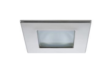 Image of Quick Marina XP Downlight 4W LED Round Light w/ Square Stainless Bezel, IP66, Screw Mounte, Warm White, FAMP3002X02CA00