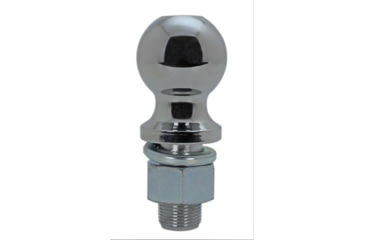 Image of Quick Products 2in Chrome Hitch Ball 1in Diameter x 2in Long Shank 6 000lb., QP-HB3010B