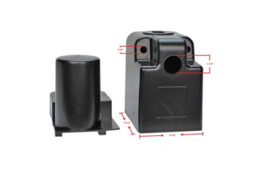 Image of Quick Products Replacement Plastic Cover For Electric Tongue Jack, Black, JQ-RHB